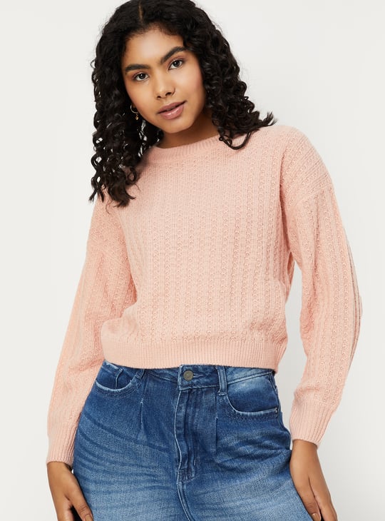 Women Cable Knit Sweater