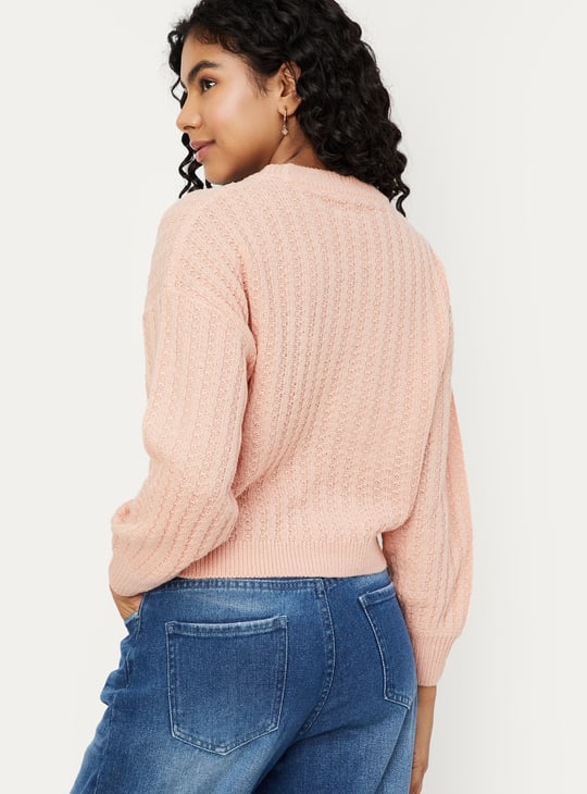 Women Cable Knit Sweater