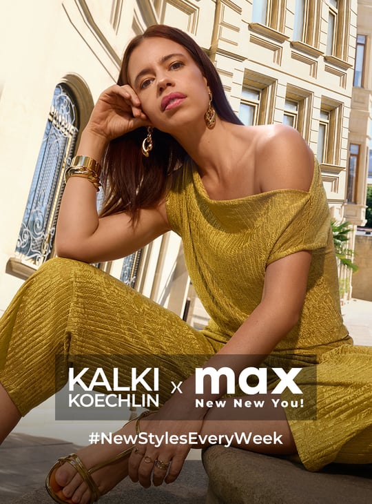 Kalki x Max Women Pleated Wrap Dress