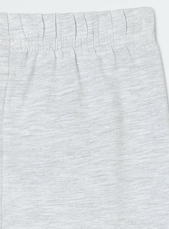 Girls Solid Full-Length Leggings - Pack of 3