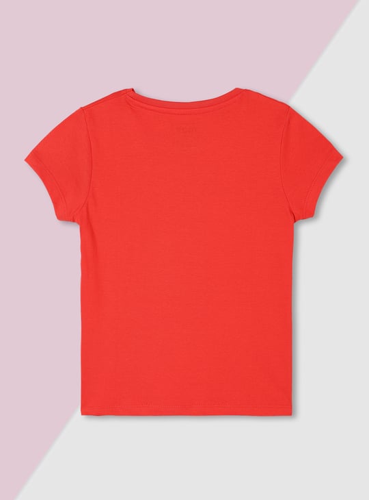 Girls Graphic Printed T-shirt - Pack of 5