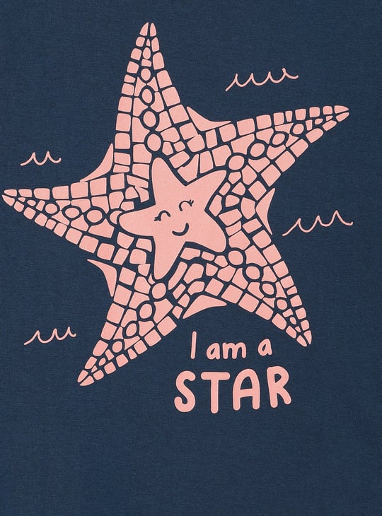 Girls Graphic Printed T-shirt - Pack of 5