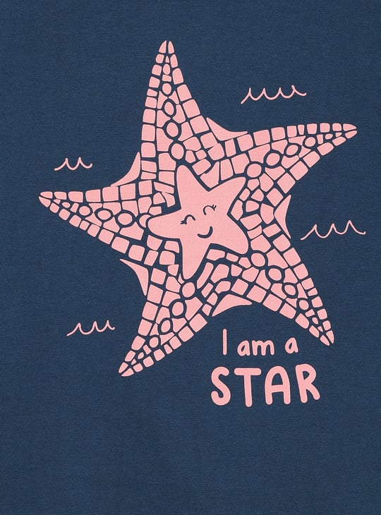 Girls Graphic Printed T-shirt - Pack of 5