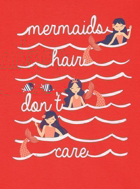 Girls Graphic Printed T-shirt - Pack of 5