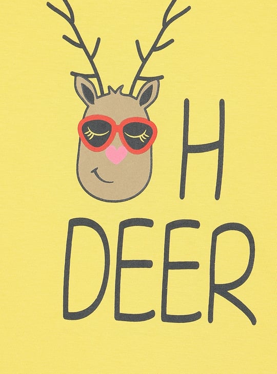 Girls Graphic Printed T-shirt - Pack of 5