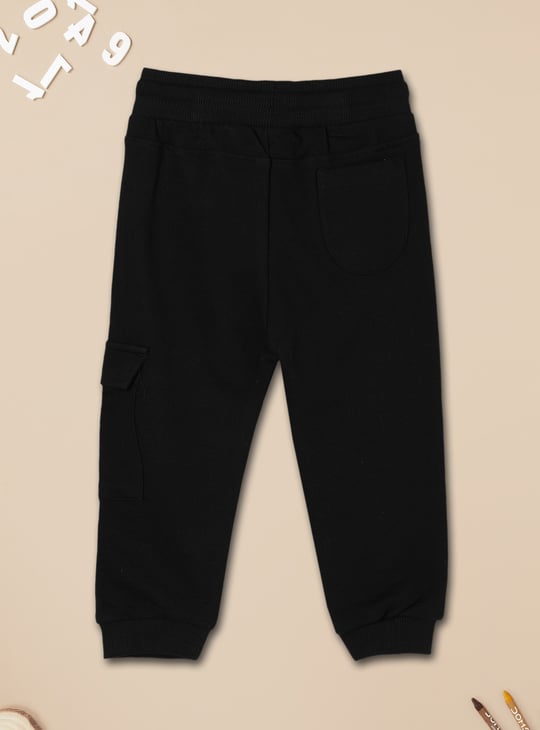 Boys Solid Knitted Joggers