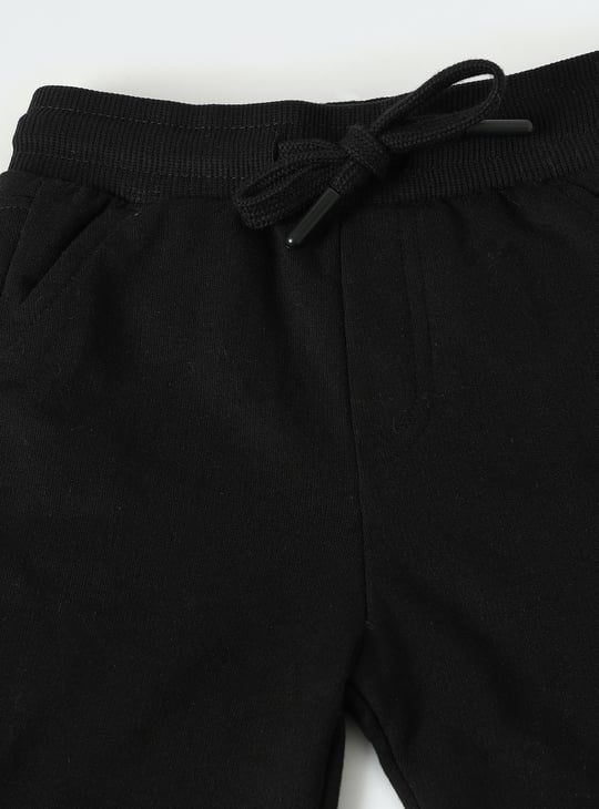 Boys Solid Knitted Joggers