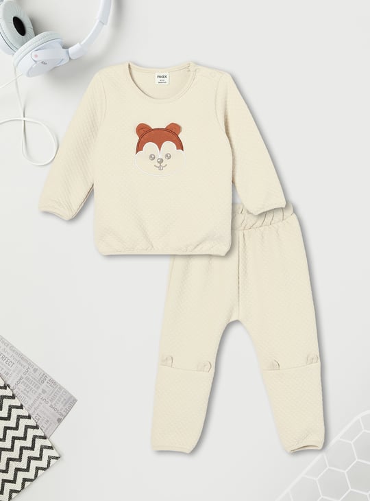 Boys Appliqued Sleepwear Set