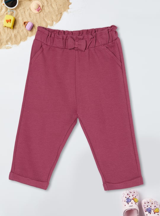 Girls Solid Knit Pants