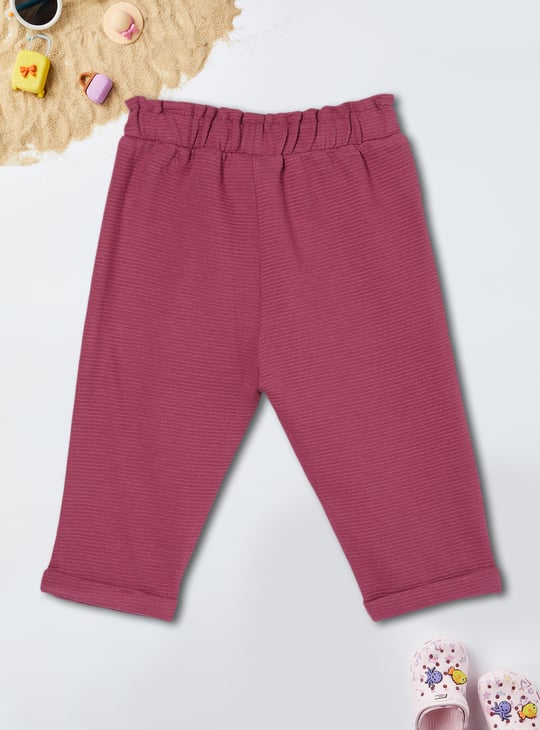 Girls Solid Knit Pants