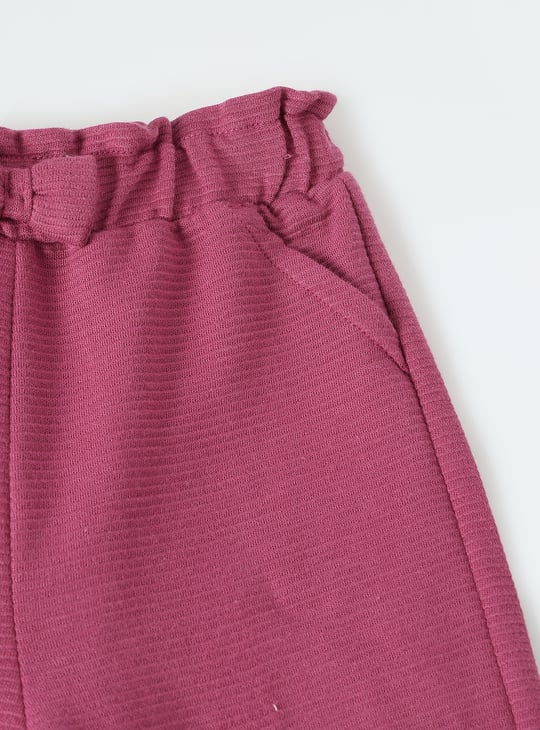 Girls Solid Knit Pants