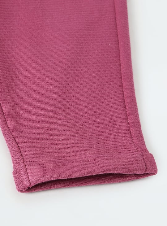 Girls Solid Knit Pants
