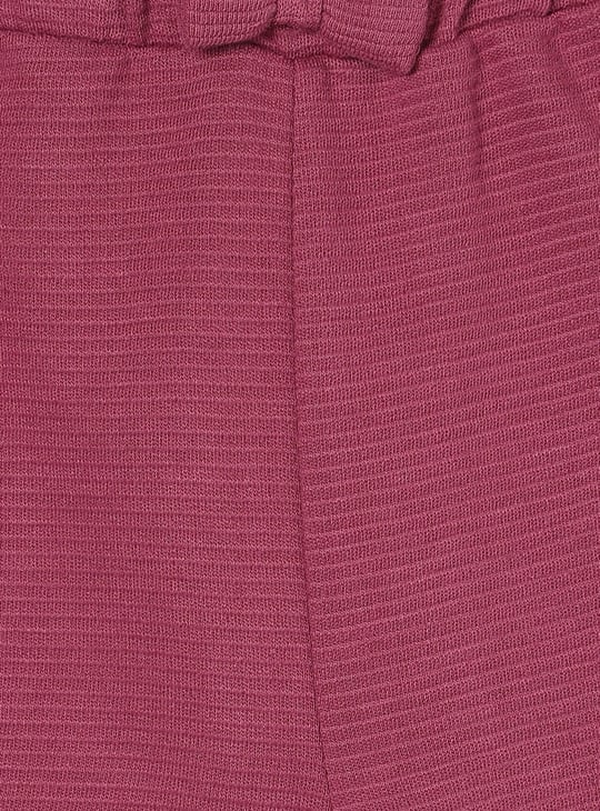 Girls Solid Knit Pants