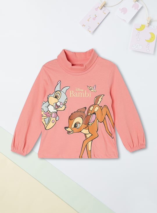 Girls Bambi Printed T-shirt