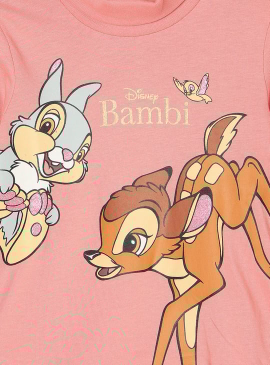 Girls Bambi Printed T-shirt