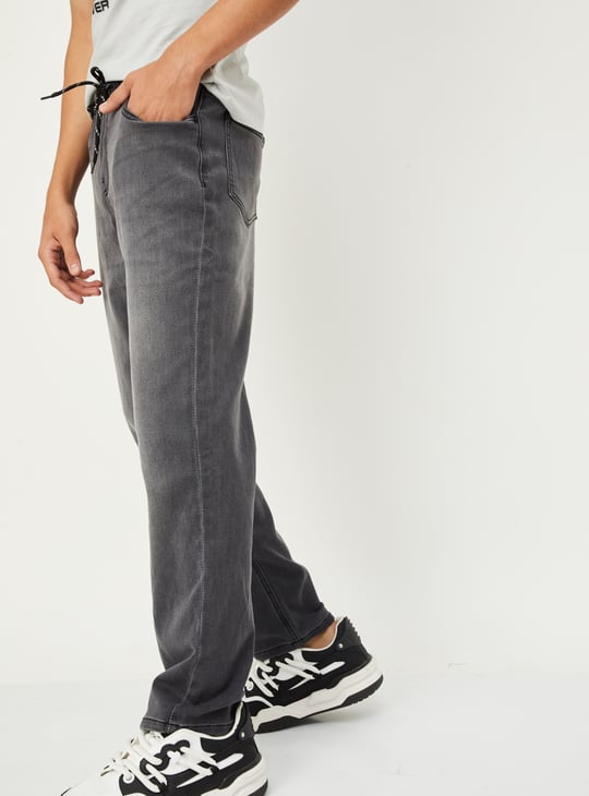 Boys Washed Relaxed Fit Jeans