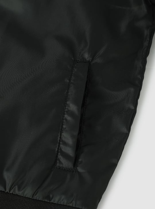 Boys Solid Bomber Jacket