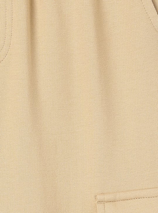 Boys Solid Cargo Joggers