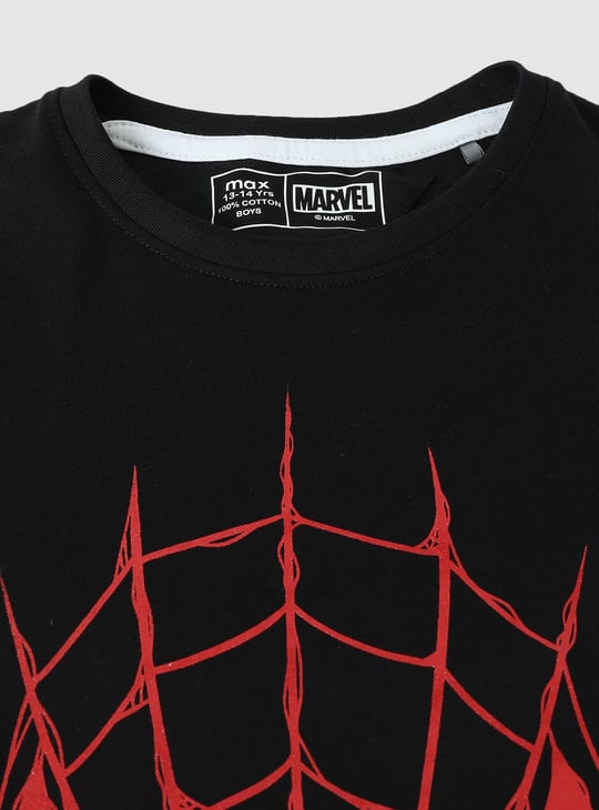 Boys Spiderman Printed T-shirt
