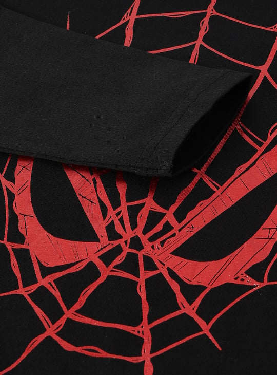 Boys Spiderman Printed T-shirt
