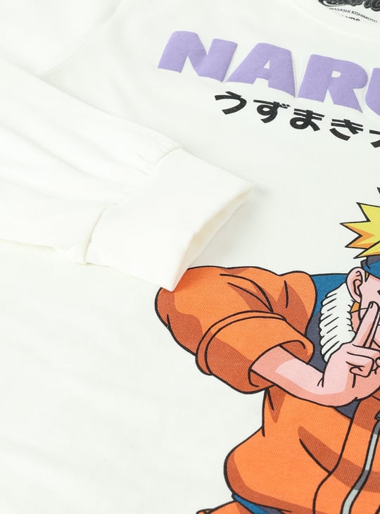Boys Naruto Printed T-shirt