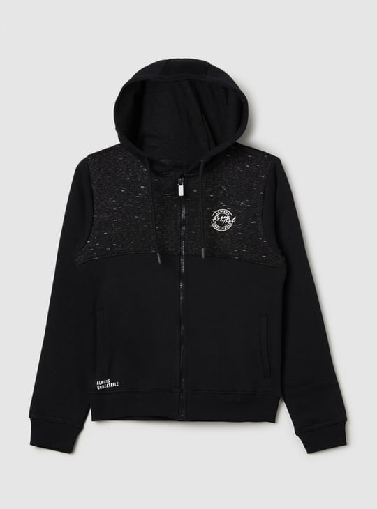 Boys Panelled Hoodie