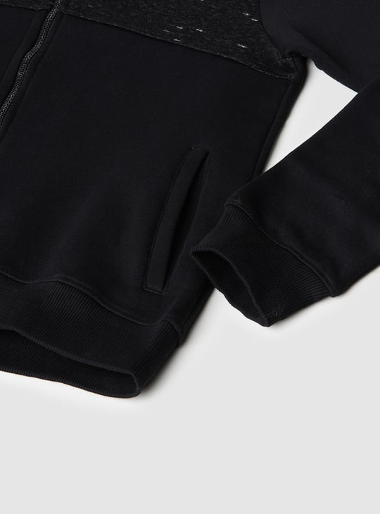Boys Panelled Hoodie