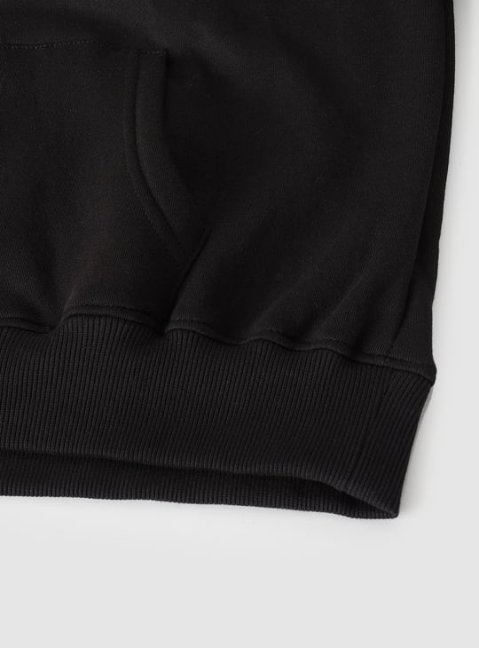 Boys Back Print Hooded Sweatshirt