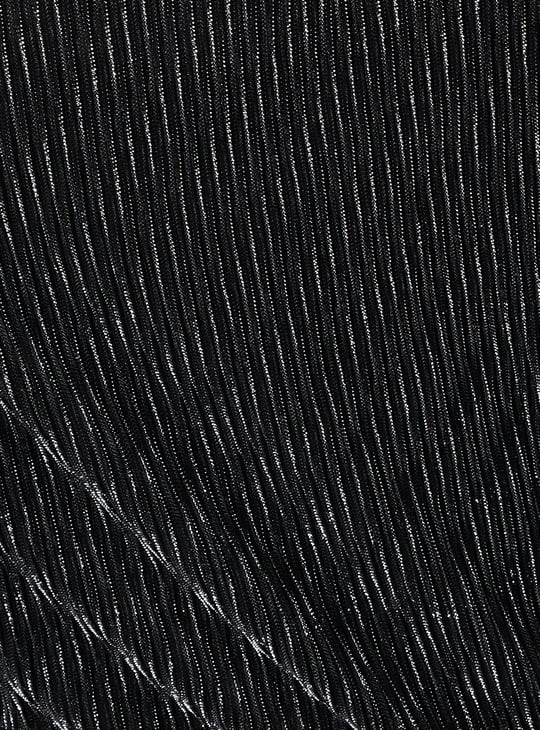 Girls Metallic Plisse Dress