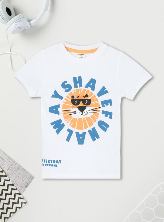 Boys Printed Shorts Set