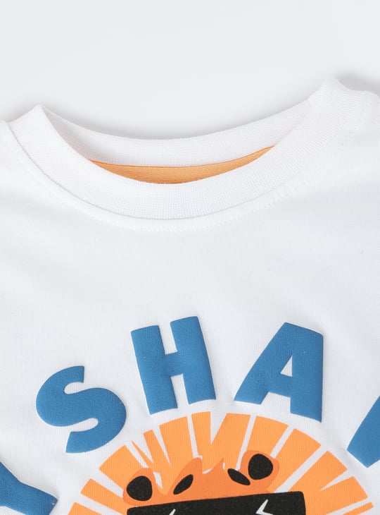 Boys Printed Shorts Set