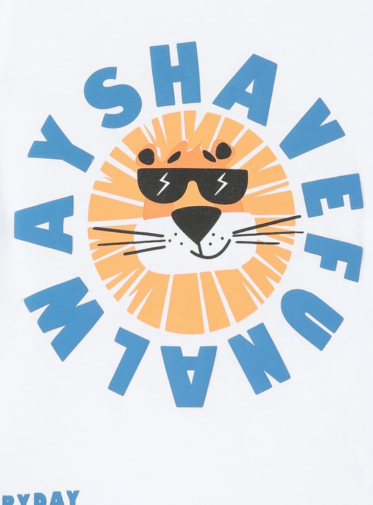 Boys Printed Shorts Set