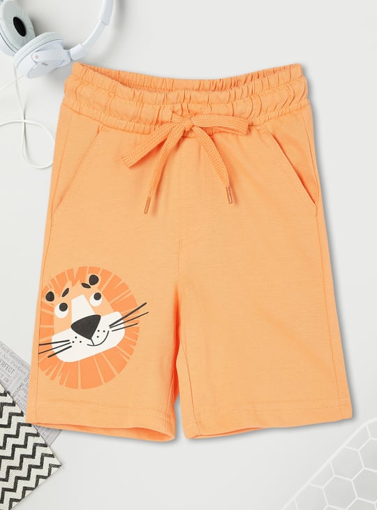 Boys Printed Shorts Set