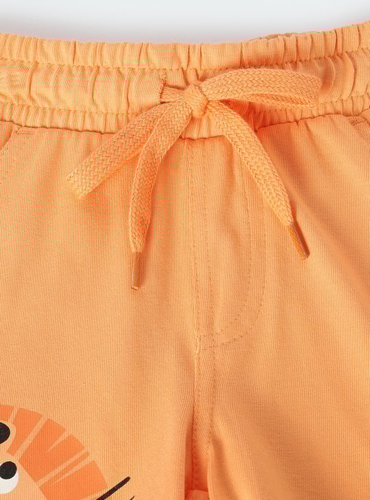 Boys Printed Shorts Set