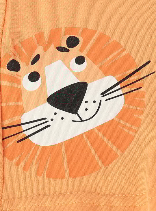 Boys Printed Shorts Set