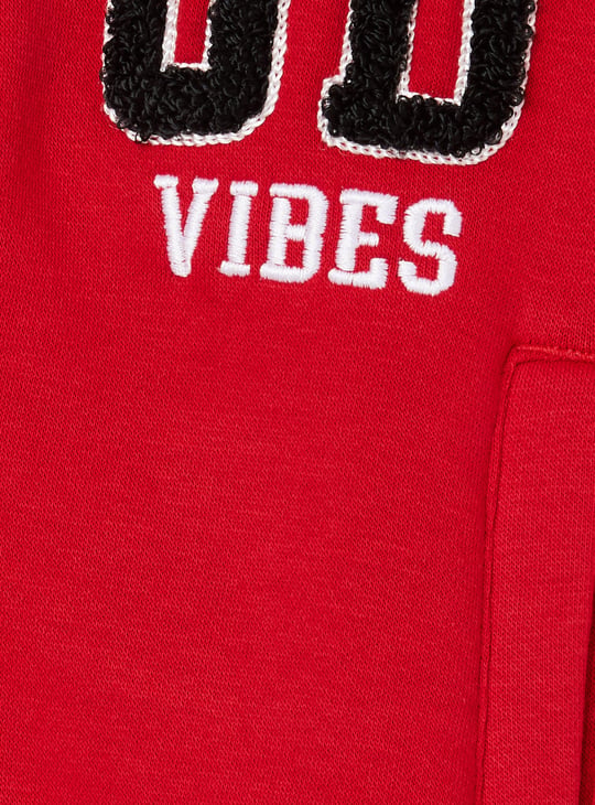 Boys Colourblock Hooded Sweatshirt