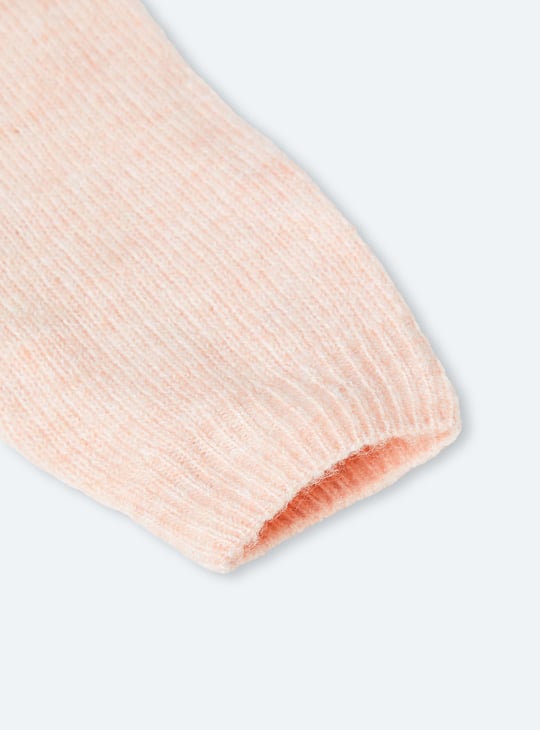 Girls Fox Fuzzy Sweater