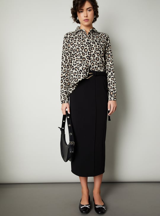 Women Leopard Printed Shirt
