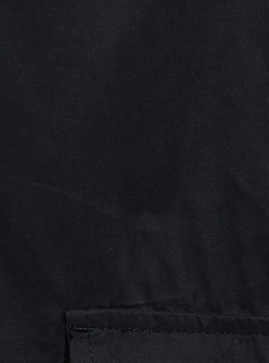 URB_N Men Solid Relaxed Fit Cargo Joggers