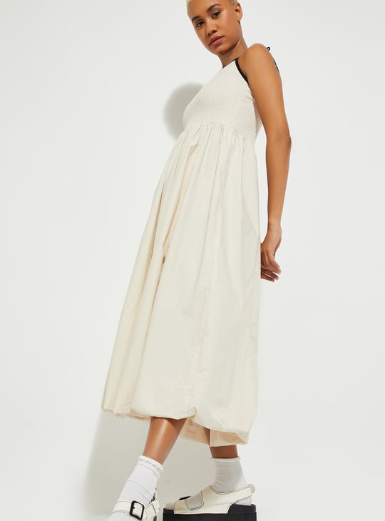 ALAYA F x URB_N Women Solid Maxi Dress