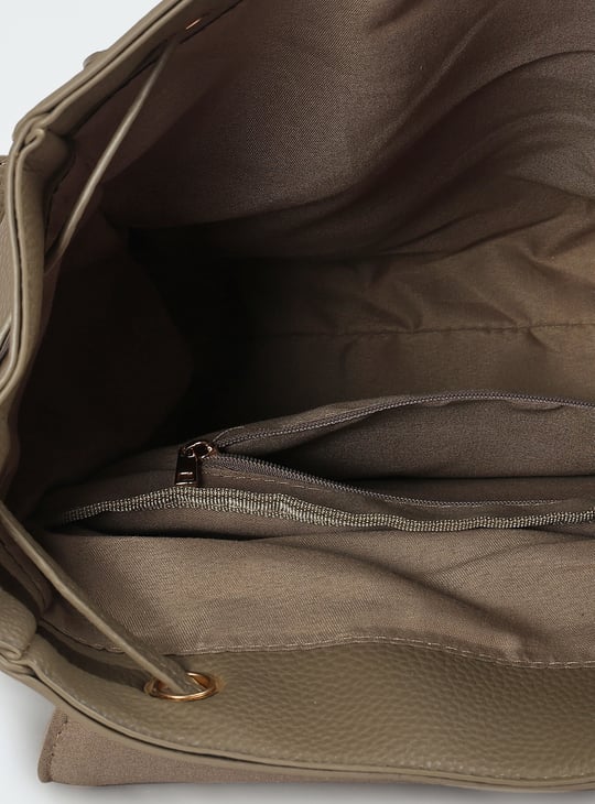 Women Textured Backpack