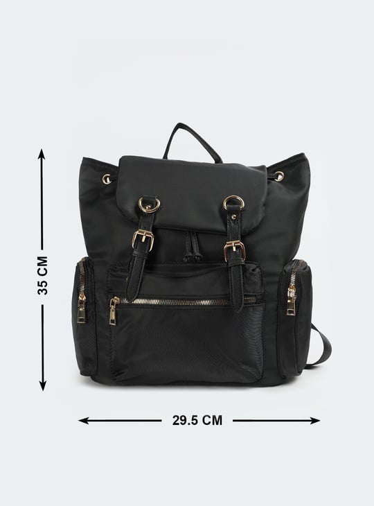 Women Solid Mini Backpack