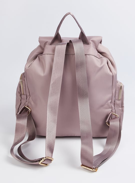 Women Solid Mini Backpack