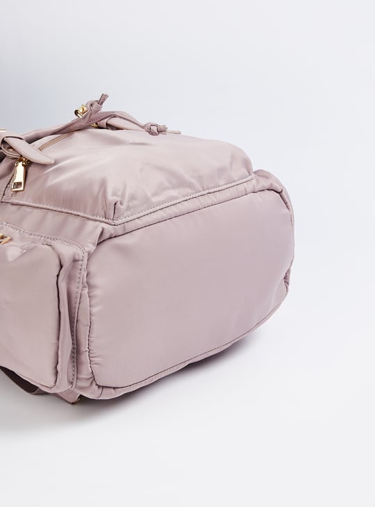 Women Solid Mini Backpack