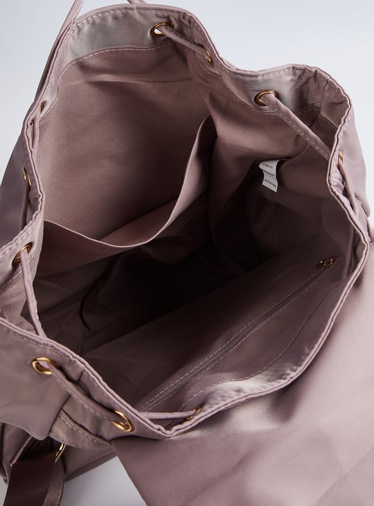 Women Solid Mini Backpack