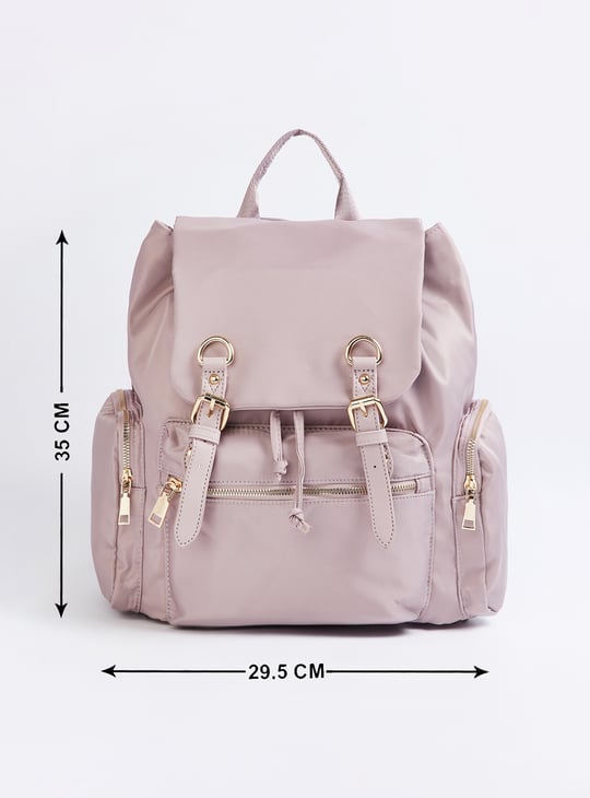 Women Solid Mini Backpack