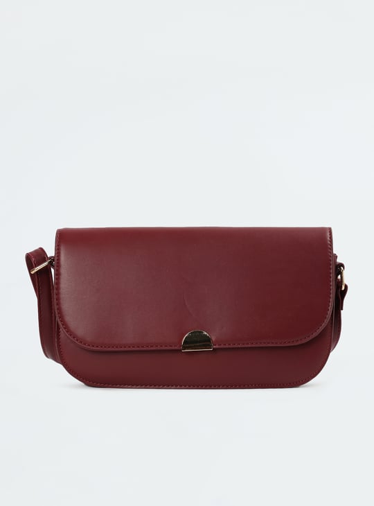 Women Solid Sling Bag