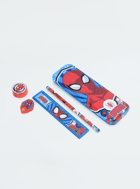 Kids Spider-Man Printed Pencil Box Gift Set