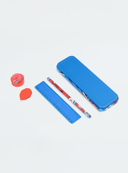 Kids Spider-Man Printed Pencil Box Gift Set