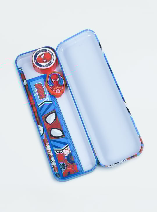 Kids Spider-Man Printed Pencil Box Gift Set